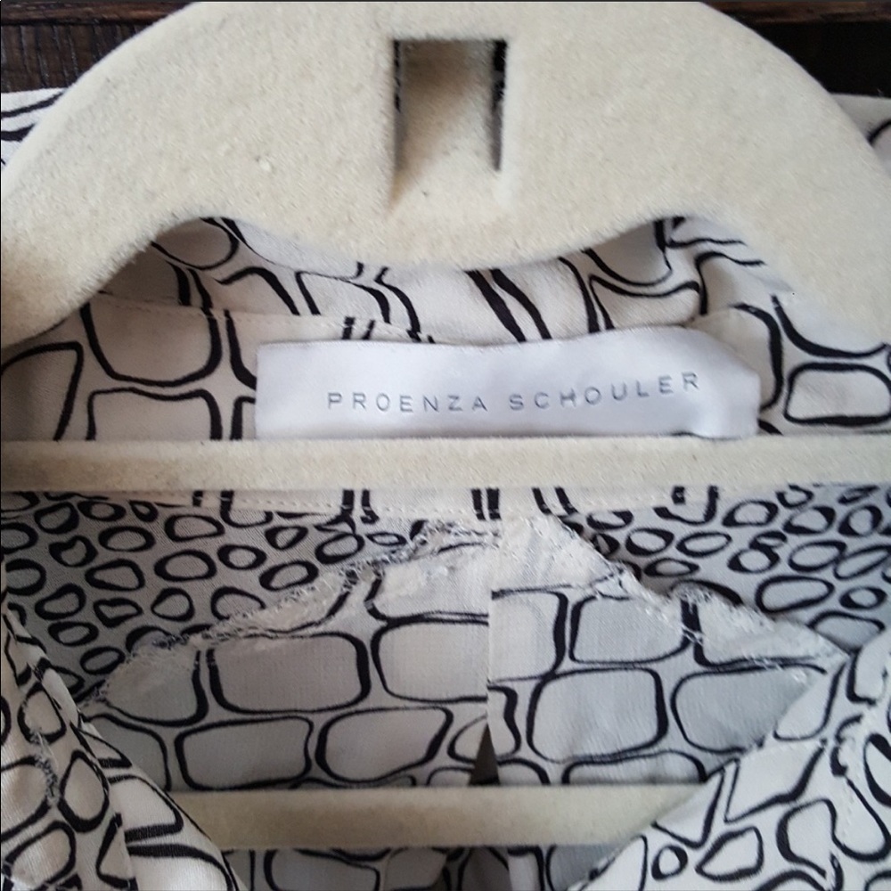 Proenza Schouler geo print silk blouse - Picture 6 of 7